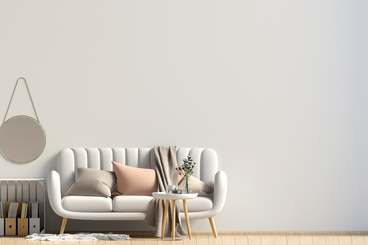 Modern-interior-with-coffee-table-and-sofa